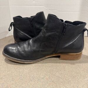 Josef Seibel Sienna 45 Women’s Chelsea Black Leather Ankle Booties 40 (US 9-9.5)